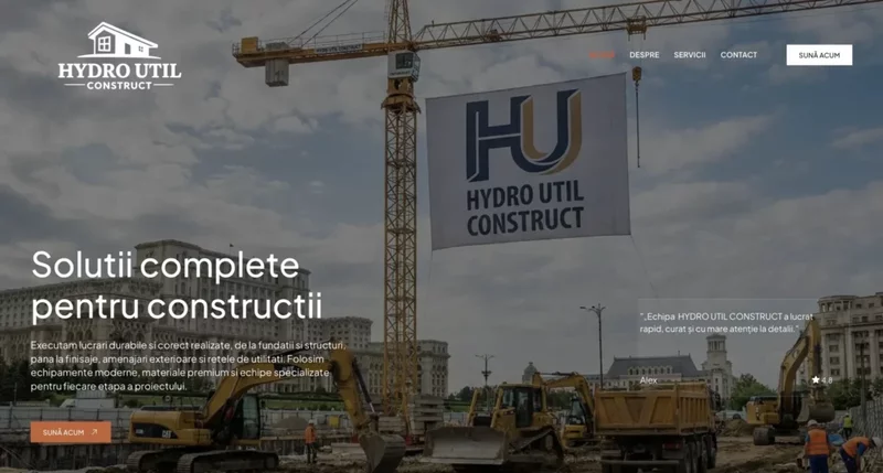 Creare site de prezentare/ site Web/ magazin online.