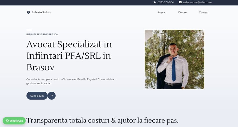 Creare site de prezentare/ site Web/ magazin online.