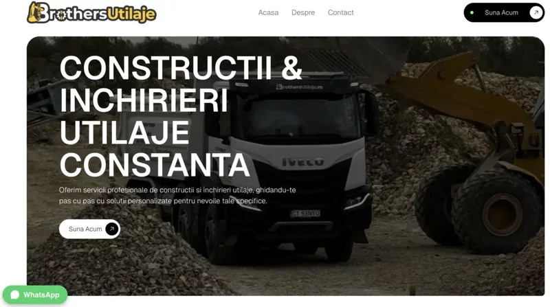Creare site de prezentare/ site Web/ magazin online.